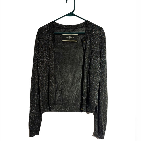 By Malene Birger Metallic Sparkly Cardigan M - Picture 1 of 6
